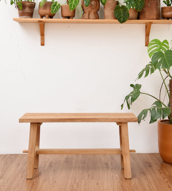 PALU - Banco de madera maciza de teca