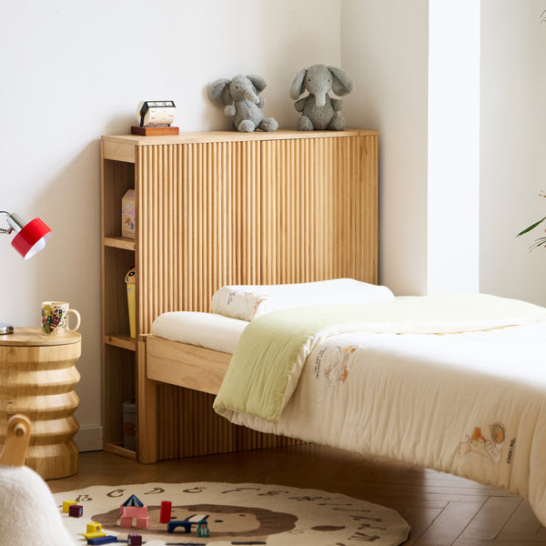 ESLOV - Cabecero de madera 90 cm con espacio de almacenamiento