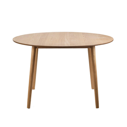 Mesa de comedor para 6 personas de pino macizo D120, color natural
